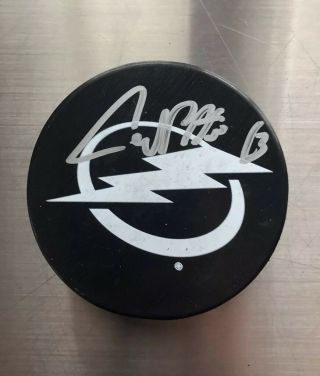 Cedric Paquette Tampa Bay Lightning Signed Autograph Official Game Puck - Vegum