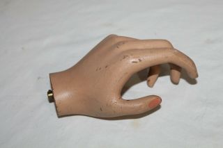 Vintage Mannequin Female Left Hand Bent Fingers