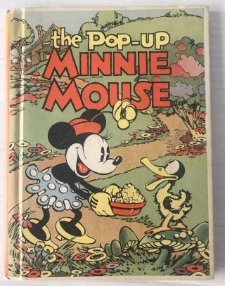 Vintage 1933 Disney The Pop - Up Minnie Mouse - Children 