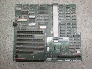 Vintage 386 Motherboard With Micronics 387 Adapter