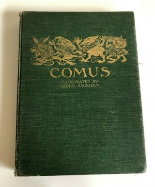 1921 Comus John Milton Illustrated By John Rackham 24 Color Plates 1st Edition
