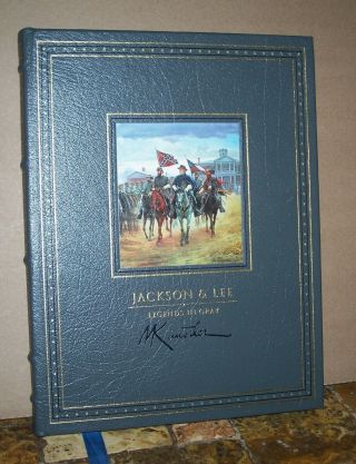 Stonewall Jackson & General Lee Legends In Gray Kunstler Easton Press Signed Ltd