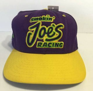 Vintage Smokin Joe’s Camel Racing Ajd Snapback Smoking Camel Cigarettes Nascar