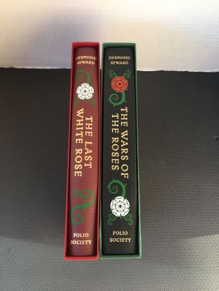 Like Folio Society The Last White Rose & Wars Of The Roses By Desmond Seward