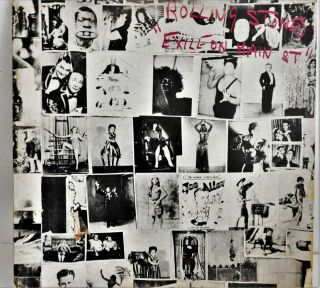 The Rolling Stones Exile On Main Street Vintage Vinyl Lp Record Album 1972 Vg,