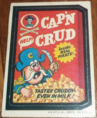 Vintage Wacky Packages 2nd Series 2 Topps Cap 