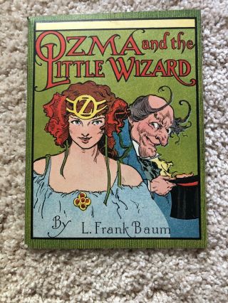 L.  Frank Baum Wizard Of Oz Ozma And The Little Wizard Promotional Bookjello 1933