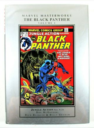 " The Black Panther Vol.  1 Jungle Action Nos 6 - 24 " Marvel Masterworks 2010 Hc Dj