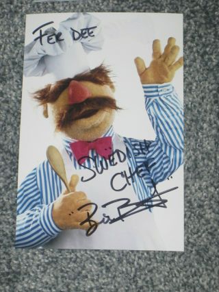 Bill Barretta Signed 4x6 Swedish Chef Photo The Muppets Autograph 1a