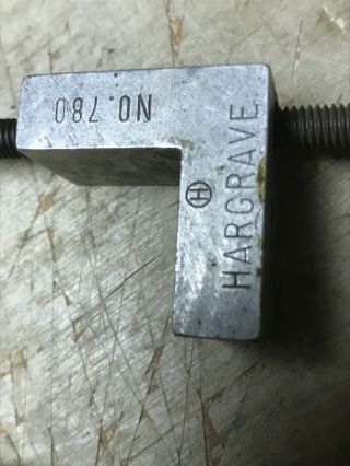 Vintage Hargrave Cincinnati Cin’ti Tool Co.  No.  780 Threaded Clamp System