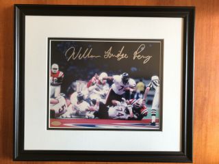 William “the Fridge” Perry Bowl Xx Autograph Signed Framed 8x10 Photo