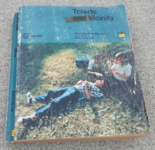 1975 Toledo Ohio City Directory - Address - Number Phone Book Yellow Pages Telephone