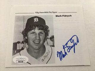 Mark Fidrych (d) - Detroit Tigers Autograph