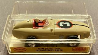 Vintage Aurora Tjet 1359 Tan Indianapolis Racer Slot Car - Barely
