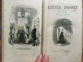 1857 Little Dorrit By Charles Dickens - First Edition - 39 Plates By Phiz