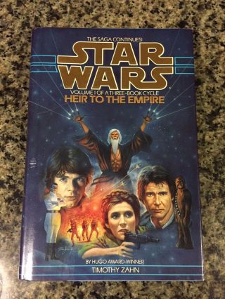 Star Wars - Heir To The Empire - Timothy Zahn - First Ed/1st Printing Hardcover - Thrawn