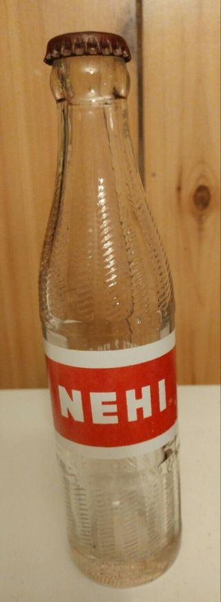 Vintage Nehi Bottling Co.  Erie Pa Silk Screen 7 Oz Bottle