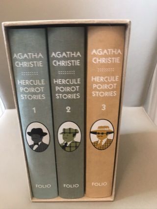 Folio Society Agatha Cristie Hercule Poirot Stories