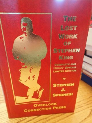 Stephen King The Lost Work Of Stephen King Signed Limited 798 Unread No Flaws