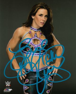 Wwe Mickie James Hand Signed Autographed 8x10 Photofile Photo With 2