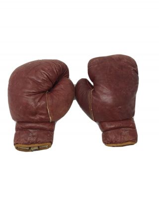 Vintage Boxing Gloves 12oz Leather