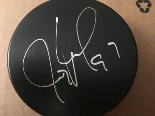 Jeremy Roenick Chicago Blackhawks Signed Autographed Nhl Hockey Puck Case Auto