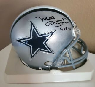 Dallas Cowboys Mel Renfro Signed Autographed Riddell Mini Helmet
