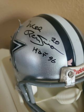 Dallas Cowboys Mel Renfro signed autographed Riddell Mini Helmet 2