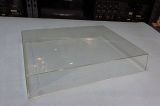 Vintage Onkyo Cp - 1027f Turntable - Dust Cover Vg,  16 - 1/8 X 12 - 7/8 X 2 - 3/4
