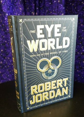 The Eye Of The World By Robert Jordan,  Wheel Of Time 1,  Leather Hardcover 1990