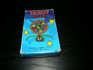 Vintage Tarot Balbi Cards Complete Missing Instructions Made In Spain