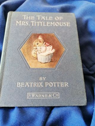 1st Edition The Tale Of Mrs Tittlemouse
