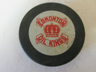 Edmonton Oil Kings Wchl Game Puck