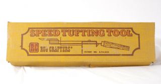Vintage Rug Crafters Speed Tufting Tool Set 2