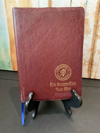 Ever Increasing Faith Nkjv Study Bible Burgundy Leather One Fred K C Price 1994