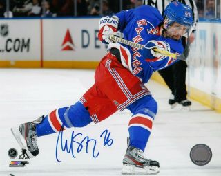 Martin St.  Louis Rangers Lightning Autographed Signed Photo 8x10 Nhl Hockey