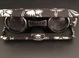 Vintage Maxer Opera Glasses Made In Japan 3.  5 X 26 Pocket Binoculars