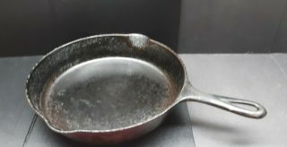 Griswold Vintage Cast Iron 10 " Skillet No.  8 Small Logo 704 Pan