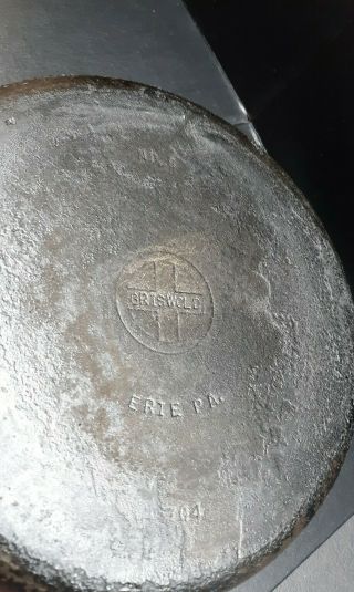 Griswold vintage cast iron 10 