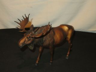 Vintage Large Moose Breyer Molding Figure Made In Usa Circa 1970s Perfect 12 "