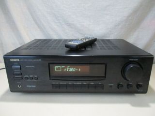 Vintage Onkyo A - Sv210 Audio Video Control Amplifier Amp W/remote