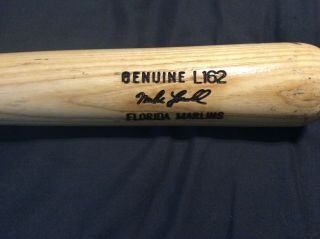 Mike Lowell Game Issued Bat Uncracked 34 In Florida Miami Marlins Mlb