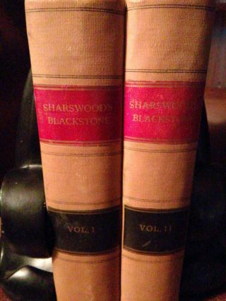 Blackstone Commentaries On The Law 