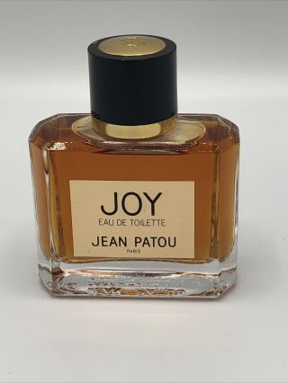 Vintage Jean Patou Joy Eau De Toilette 1 Oz.  Splash Perfume