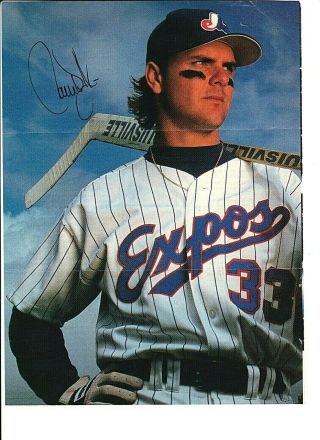 1993 Larry Walker Hall Of Fame Autographed Sports Illustrated Full Page,  Expos