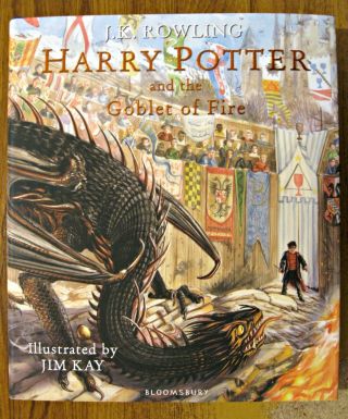 Harry Potter And The Goblet Of Fire - Illustrated - Illustrator Signed - Jim Kay