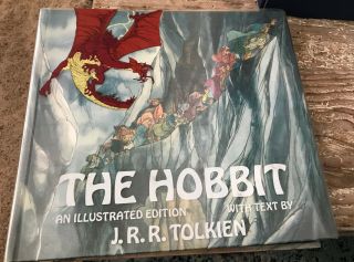 The Hobbit An Illustrated Edition W Text By Jrr Tolken 1977 Book Very