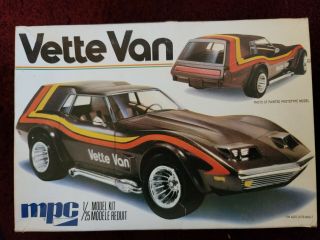 Mpc 1/25 Vette Van Corvette Parts Are In Factory Bags From 1977
