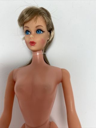 Vintage Mattel 1966 Japan Barbie Doll Twist And Turn Tnt Bendable Knees