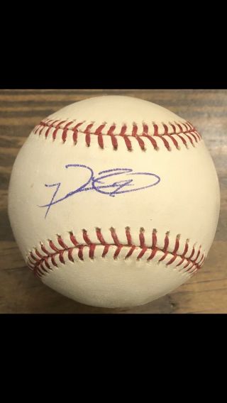 Prince Fielder Auto Signed Baseball Psa